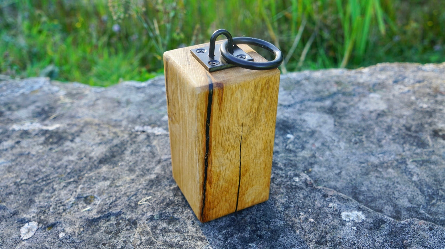 Handmade Solid Oak Door Stop