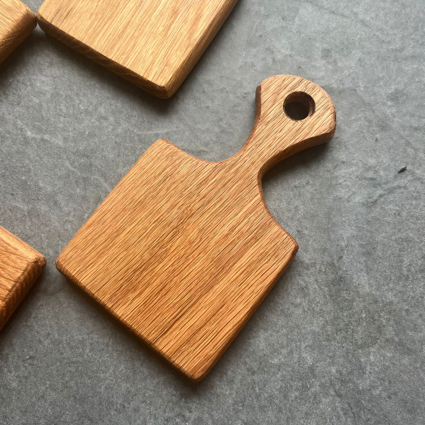 Handmade Solid Oak Mini Square Boards