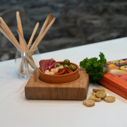 Wooden Oak Tapas Bowl