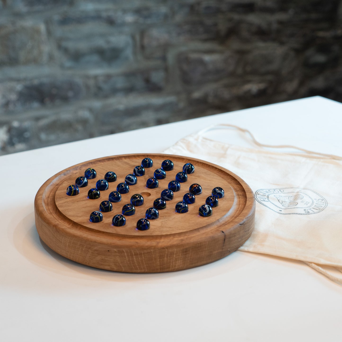 Wooden Solitaire Board