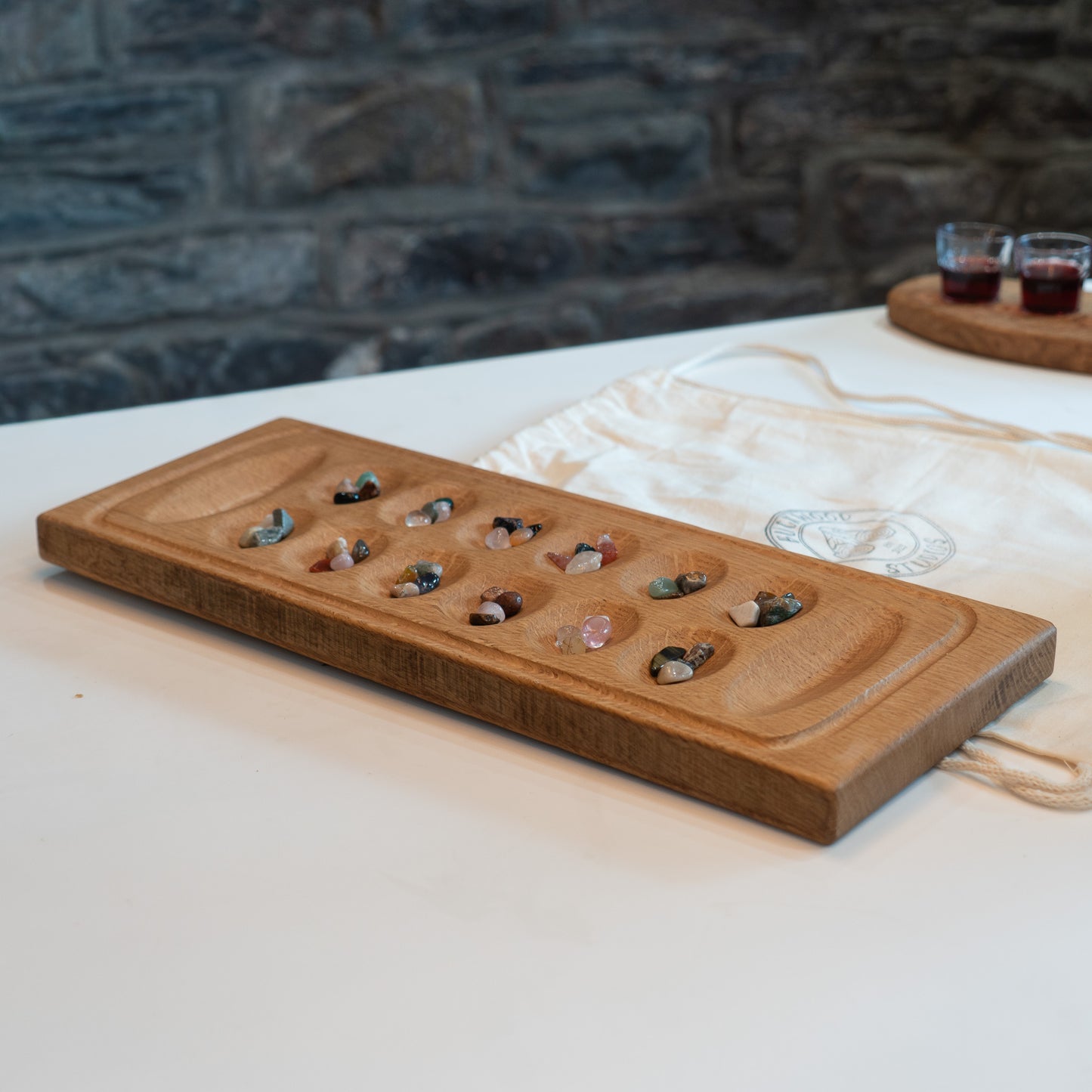 Wooden Mancala Board