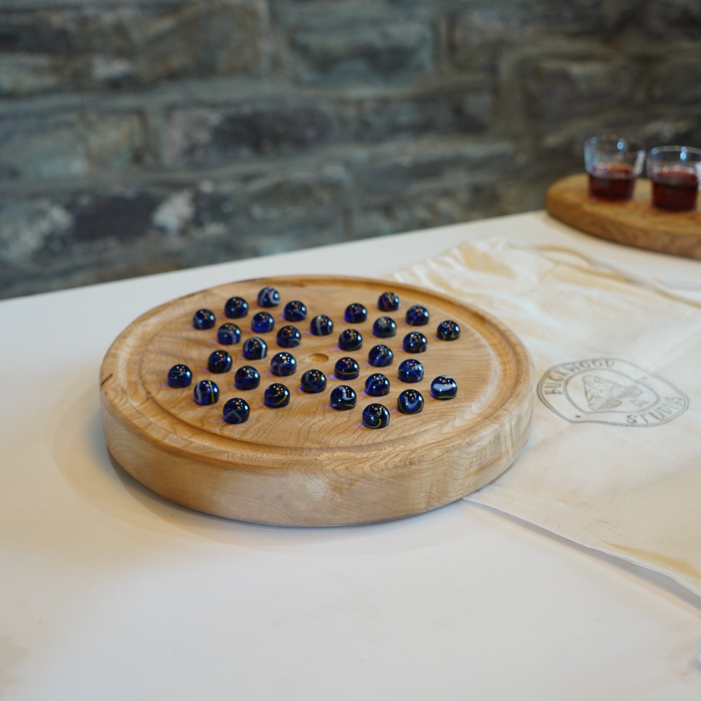 Wooden Solitaire Board